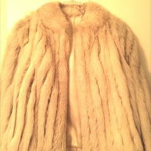Vintage Silver Fox Fur Jacket/Coat